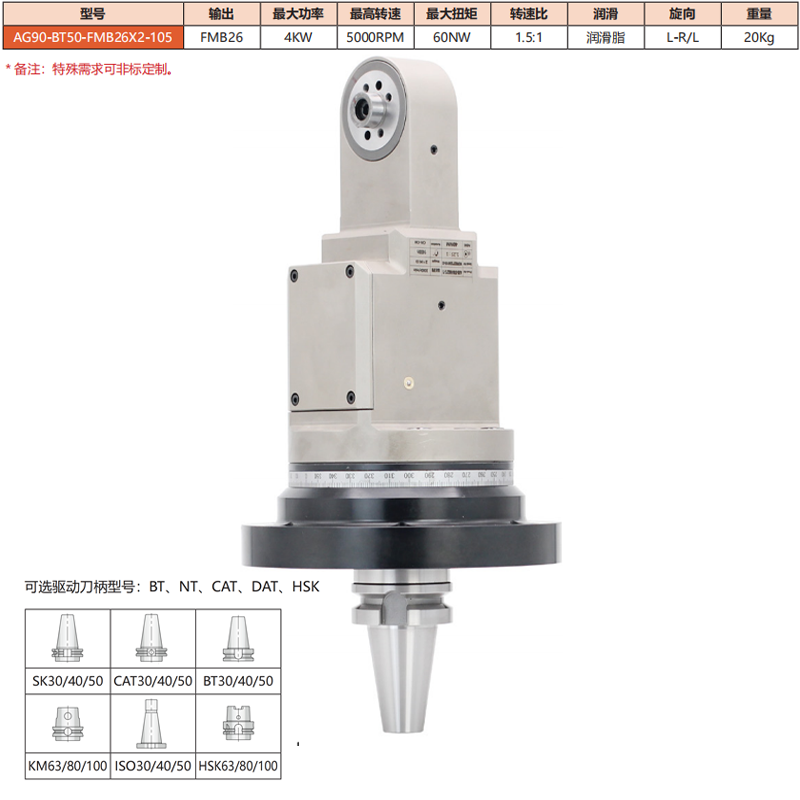 AG90-BT50-FMB26*2-105
