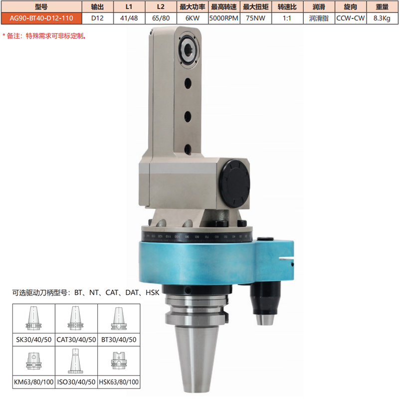 AG90-BT40-D12-110