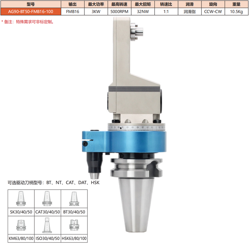 AG90-BT50-FMB16-100