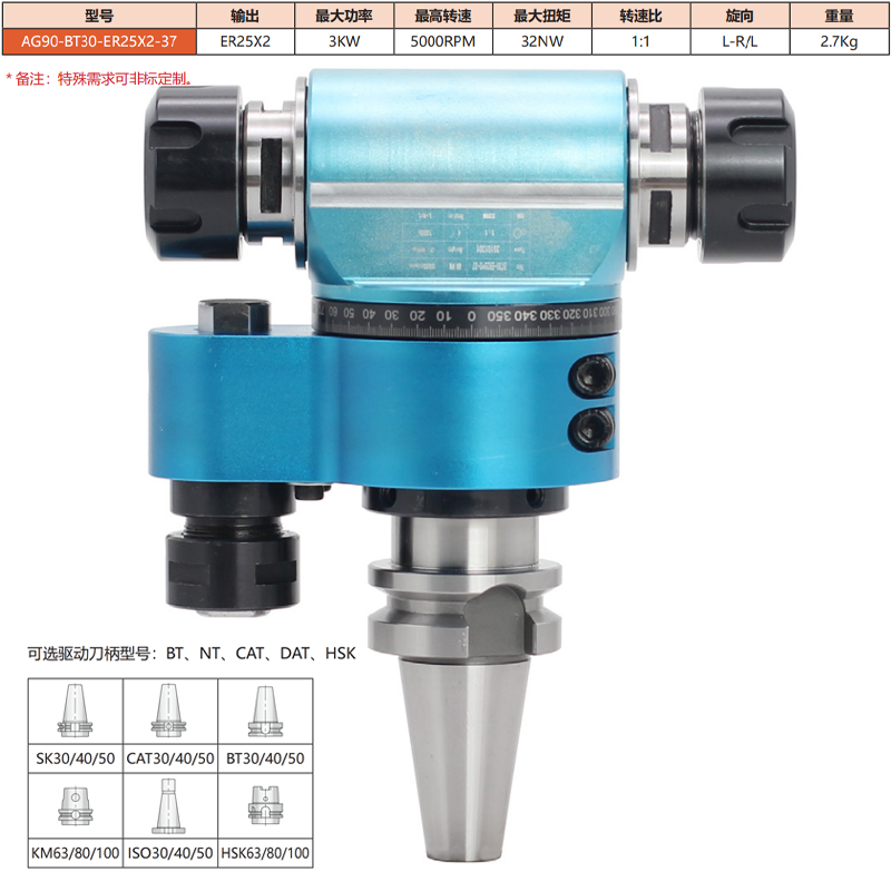 AG90-BT30-ER25*2-37